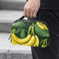 thumbnail image 2 of Banana Digital Bag Oxford Cloth Waterproof Travel Organizer Charger Pouch Cell Phone Charger Station Computer Cord Organizer 5.9x9.44x3.14 in, 2 of 6