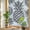 Gray, Charcoal, White, variant on Window Privacy Film for Home Office Static Cling, Blue Pineapple Decorative Stained Glass Window Film for Narrow Windows/Sidelight/Door Side Panel Summer Botanical Tropical Fruits 17.7 x 78.7 Inches