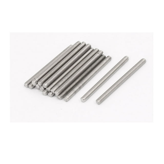 Unique Bargains M3 x 40mm 0.5mm Pitch 304 Stainless Steel Fully Threaded Rods Bar Studs 20 Pcs