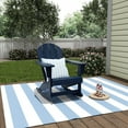 thumbnail image 2 of Polytrends  Laguna Hdpe All Weather Outdoor Patio Rocking Chair Navy Blue, 2 of 5