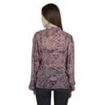 thumbnail image 5 of Moomaya Mock Neck Top For Womens Casual Balloon Sleeves Shirts Printed Designer Tunic, 5 of 7