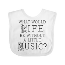 Inktastic Music Lover Musician Quote Boys or Girls Baby Bib