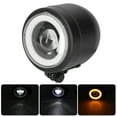 thumbnail image 3 of Headlights Round Angel Eyes,LED Headlight Vintage Round Angel Eye Front Lamp Fit For Motorcycle Cruiser Choppers Bobber Cafe Racer, 3 of 8