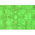 thumbnail image 1 of Ahgly Company Indoor Rectangle Oriental Green Traditional Area Rugs, 2' x 5', 1 of 4