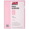 thumbnail image 3 of JAM Paper Plastic Sleeves, 9 x 11 1/2, Red, 600/Box, 3 of 5