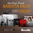 thumbnail image 2 of Breville the Barista Touch Impress Cafetera espresso con molinillo y espumador de leche, cafetera espresso con apisonamiento asistido, máquina de capuchino y café con leche para el hogar, BES881BSS, a, 2 of 5