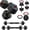 20LB Total (10LB Each), variant on Adjustable Dumbbell Set 20-90 lbs - 5-in-1 Free Weights with Upgraded Nut, Can Be Used as Kettlebell, Barbell, Push-Up Stand, for Home Gym Fitness