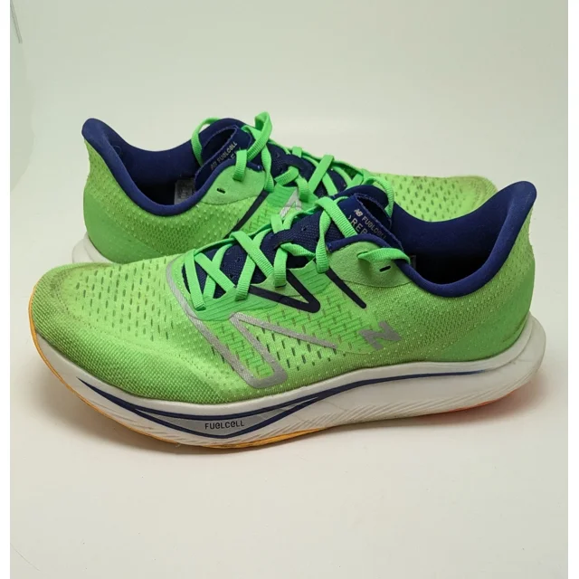 Mens New Balance Fuelcell Rebel v3 Green Blue Running Shoes MFCXMM3 Size 10