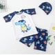 thumbnail image 1 of Traje de baño para niños, traje de baño para niñas, traje de baño de aguas termales para niños medianos y grandes, traje de baño de dibujos animados para bebés de manga corta, 1 of 5