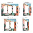 thumbnail image 2 of Yayeee Rocker Switch Wall Plate 2-Gang 4.7"x4.6" Home Decorative Outlet Cover, Art City, 2 of 6