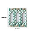 thumbnail image 2 of 6Pcs Glitter Candy Cane Christmas Tree Ornaments, Festive Hanging Decor for Xmas Tree, Home, Office, and Indoor Outdoor Holiday Party Decorations, 2 of 8