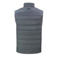 thumbnail image 3 of Men's Cutter & Buck Gray Texas Tech Red Raiders Evoke Hybrid Eco Softshell Recycled Full-Zip Vest, 3 of 3