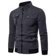 thumbnail image 1 of Gibobby Sudadera hombre Sudadera con Capucha de Forro Polar Anchor para Hombre Sudadera con Capucha para Hombre(Gris oscuro,CH), 1 of 4