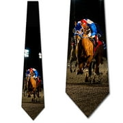 Horse Racing Ties Animal Mens Jockey Necktie by Three Rooker
