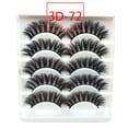 thumbnail image 2 of Pestañas postizas Racimos naturales Pestañas postizas mejor valoradas Pestañas Postizas Naturales Adhesivo Reutilizable Maquillaje de lujo 5 pares 3D Pestañas postizas Tir(Compre 2 y obtenga 1 gratis), 2 of 9