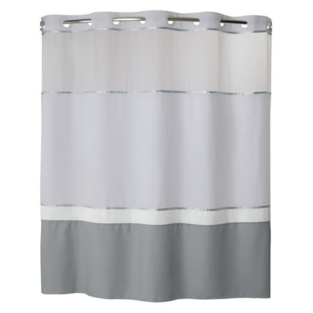 UPC 655431000565 product image for Hookless Windsor Color Block Shower Curtain Set | upcitemdb.com