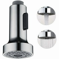Kitchen Faucet Sprayer 2 Modes Kitchen Faucet Head Sprayer Replacement Sprayer for Retractable Kitchen Mixer, Chrome, G1/2".