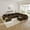 color3, variant on NESTIA 4-Seater V-Shaped Modular Sectional Sofa, Corduroy, Movable Ottoman, Brown