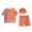 A65-Orange, variant on Ccpelsie Toddler Boy Swimsuit 2 Piece Boys Swim Set Short Sleeve Swimming Shirt Trunks Outfit Rash Guard Bathing Suits(Dark Blue,4XL)