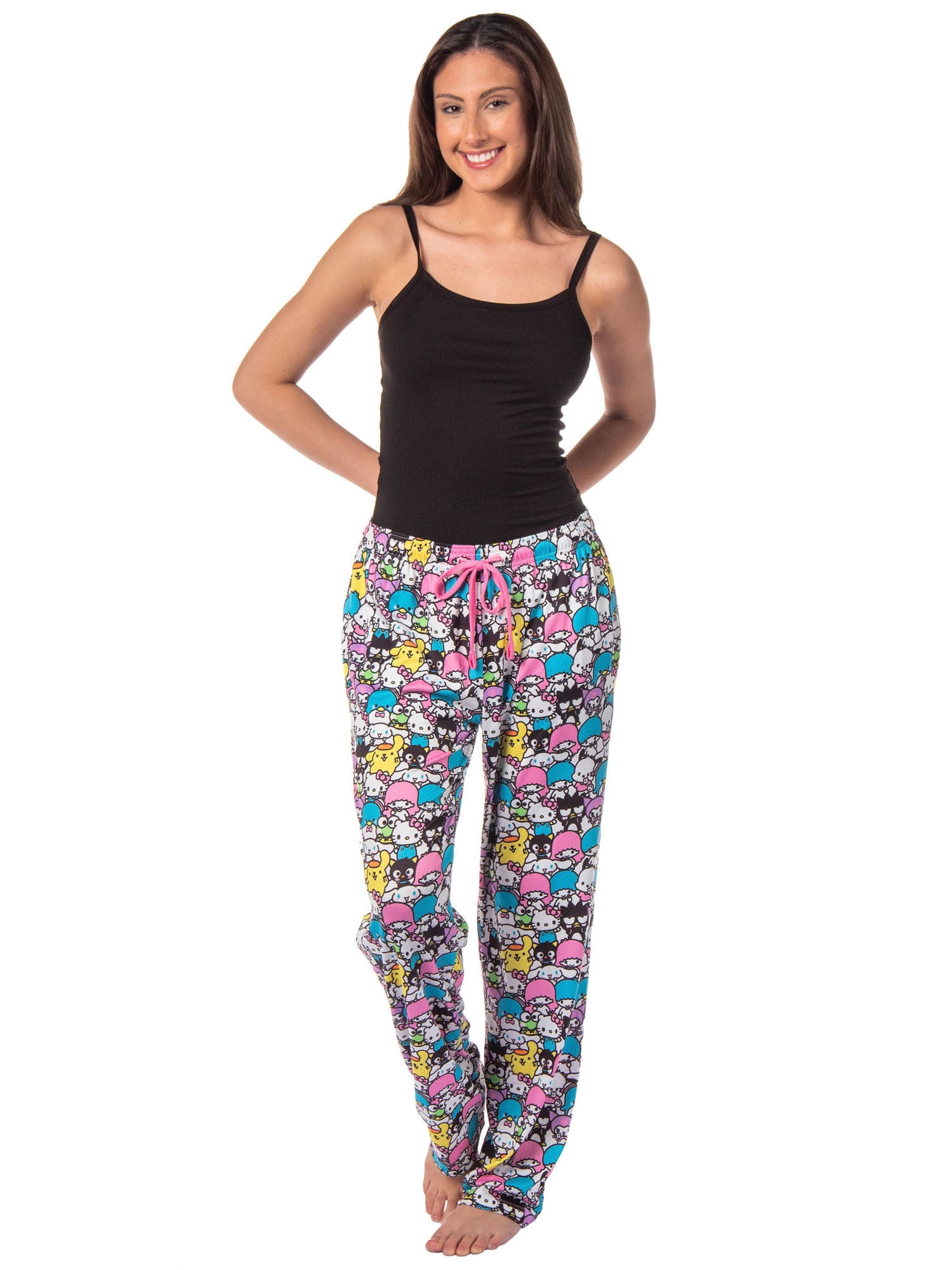 Hello Kitty And Friends Women's Chibi Character AOP Lounge Pajama Pants
