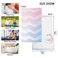 thumbnail image 6 of Yayeee 100% Cotton Hand Towels for Bathroom 16" x 28" Soft Absorbent Kitchen Towel, Light Blue Gradient, 6 of 7