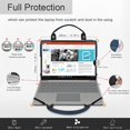 thumbnail image 4 of MacBook Pro 16 inch 2021 Release Laptop Sleeve, Bige Laptop Protective Case for MacBook Pro 16 inch 2021, Laptop Sleeves, Waterproof Leather Protective Cover with Handle for HP, LG(Blue), 4 of 9