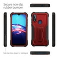 thumbnail image 4 of ExoGuard For Moto E Case, Phone Case with Screen Protector and Kickstand (Red), 4 of 7
