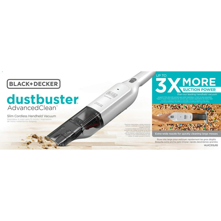 dustbuster® Handheld Vacuum, Cordless, Advancedclean+ , Black | BLACK+DECKER