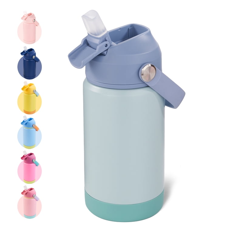 Hawsaiy, Kids Insulated Water Bottle, 12oz 2pk, Leak-Proof BPA