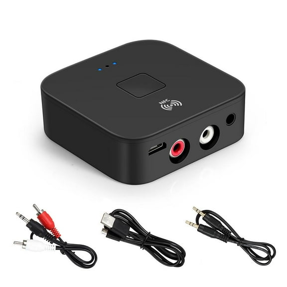 Wireless Audio Receiver RCA AUX Bluetooth 5.0 Adapter NFC 3.5mm for Amplifier Car Audio Home Stereo Theater System