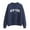 Navy, variant on Wangjing Women's Graphic Crewneck Sweatshirts Casual Loose Long Sleeve Pullover Tops (Blue,M)