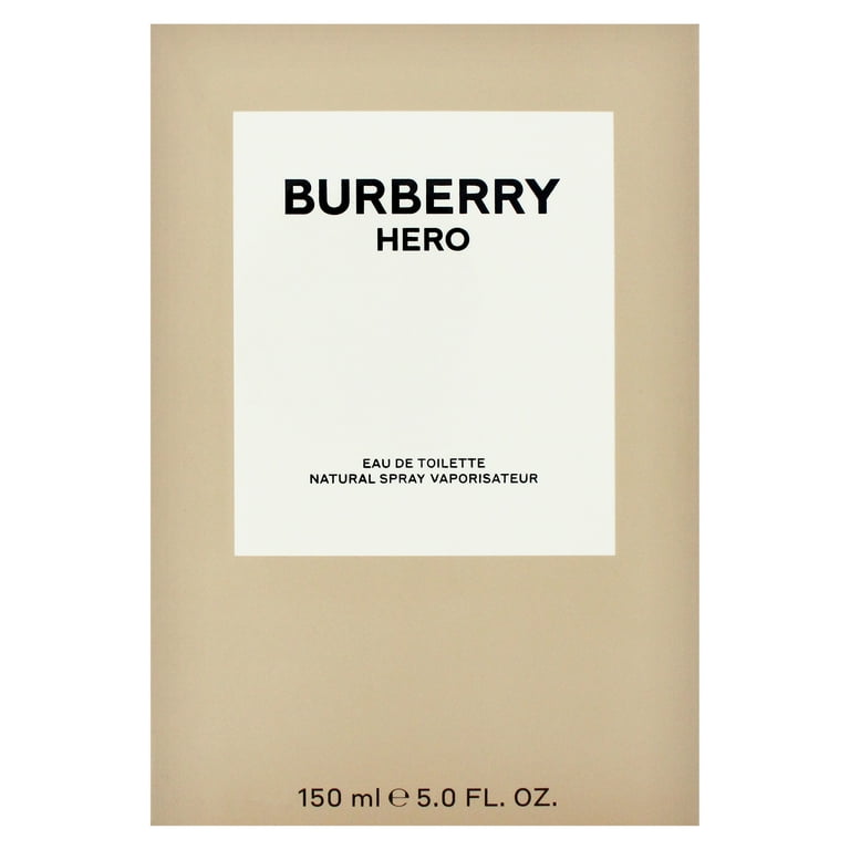 Burberry Hero EDT Spray for Men, 5 oz, Woody Spicy Fragrance with