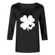 thumbnail image 5 of RKSTN Valentine's Gifts Women's 3/4 Sleeve T Shirts Top Oversized Crewneck Valentines Graphic Print Short Sleeve Shirt Womens Casual Solid Round Neck Loose Three Quarter Sleeve Shirt Spring Clothes, 5 of 7