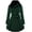 Dark Green, variant on Zeagoo Women's Faux Fur Coat Double Breasted Thick Wool Pea Coats Trench Jacket Winter Warm Outfits