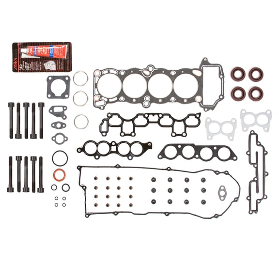 Evergreen HSHB3025 Head Gasket Set Head Bolts Fit 95-99 Nissan Sentra 200SX 1.6 DOHC 16V GA16DE