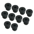 thumbnail image 1 of 20Pcs Tapón de agujero de goma de snap Diámetro de montaje 7.5mm ID 5mm H 9mm Sello antiarañazos para tubo de cable negro, 1 of 5