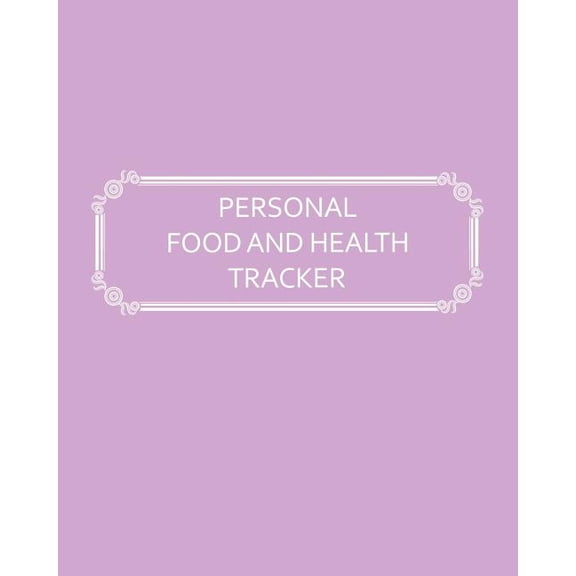 Guided Journals - Personal Food and Health Trackers: Personal Food and Health Tracker : Six-Week Food and Symptoms Diary (Purple, 8x10) (Paperback)