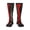 3 Black, variant on Women's Knee High Socks Thin Red Firefighter Line Axe Flag Outdoor Casual Tube Socks