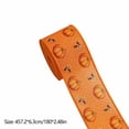 thumbnail image 3 of Thanksgiving Wired Edge Ribbon, 2.5 Inch x 5 Yards, Pumpkin and Maple Leaf Fall Design for Wreath, Bows, and Seasonal Farmhouse Decor, 3 of 6