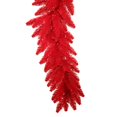 thumbnail image 2 of Vickerman Guirlande de Noël Artificielle Rouge de 9 Pieds avec 100 Lumières LED Rouges, 2 of 3