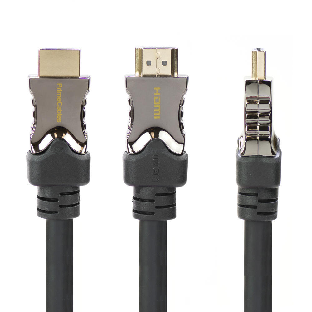 PrimeCables® 25Ft HDMI 2.0 Rated Cables (UHD 4K 60Hz, 18Gbps Zinc