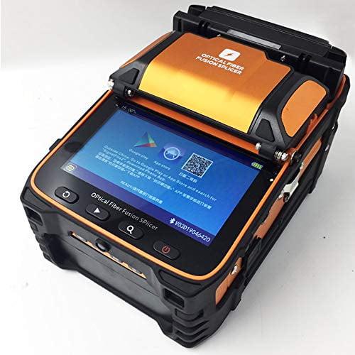 D YEDEMC SM&MM Automatic Fiber Optical Fusion Splicer Integrate Visual Fault Locator and Optical Power Meter (Ai-9) & Fiber Cleaver Kit (Green_Box_Ai-9)