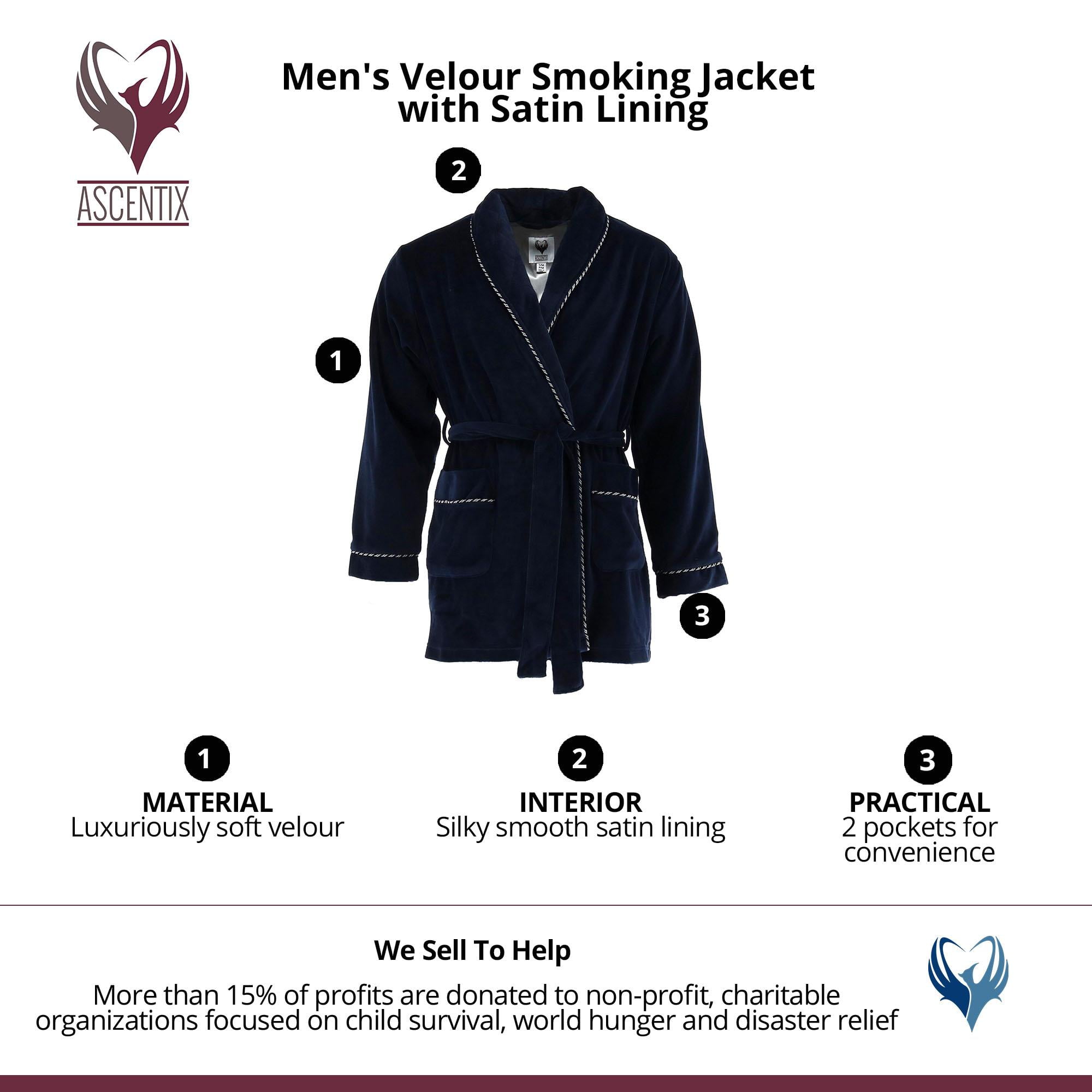 Velour smoking sale jacket