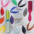 thumbnail image 3 of Motique Accessories Set of Two Hot Pink 3.5 inch Mini Banana Clip Hair Clincher Rounded Edges Comb, 3 of 5