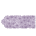 thumbnail image 4 of Halloween 2025 Purple Lace Table Runner - 7ft Multi-Purpose Decor for Fireplace, Doorways & Costume Accessories (1PC), 4 of 4