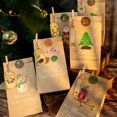 thumbnail image 2 of OUSITAID Gift Bag 1 Set Gift Bag Cartoon Pattern Eye-catching Kraft Paper Xmas Themed Present Packing Pouch Set for Home, 2 of 6