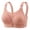 Pink, variant on Gkeoshab Nursing Bras Women's Minimizer Bandeau Bra Plus Size, Wireless Strapless Thin Bra with Back Support & 4-Row Closure Beige 36