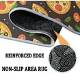 thumbnail image 6 of Living Room Rugs Non-Slip Carpet, Cartoon Food Pizza Rug Machine Washable Rectangle Rug, Multicolored Decoration Carpet, Soft Low Pile Floor Decorate Carpets For Bedroom, 6 of 7