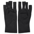 thumbnail image 1 of 1 Pair UV LED Lamp Gloves for Nail Art UV Protection Skin Care (Black), 1 of 4