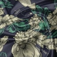 thumbnail image 5 of Ambesonne Vintage Window Valance, Blossoms Dragonflies, 54" X 12", Mint Green and Dark Blue, 5 of 5